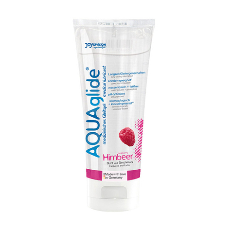 Flavored Lubricant : Aquaglide Raspberry 100 Ml