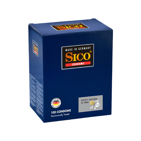 Sico x-tra préservatifs 100 préservatifs