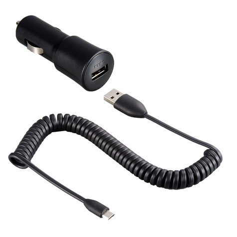 Htc ccc200 chargeur de voiture micro usb noir 1000ma