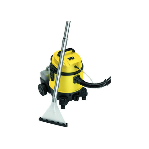 Aspirateur shampouineuse clatronic 1200w bss 1309 jaune-noir