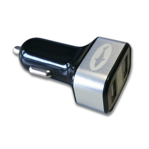 Double chargeur usb reekin voiture 3.1a (avec affichage des ampères)