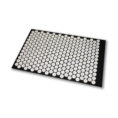 Shanti Acupressure Carpet / Nail Mat (80 X 50 Cm, Black)