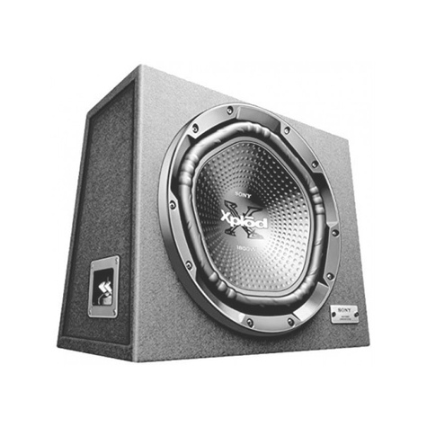 Sony xs-nw1202e subwoofer avec boîtier (30 cm)