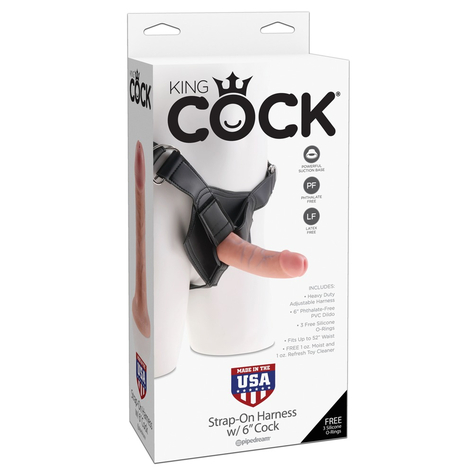 King cock strap-on 6zoll