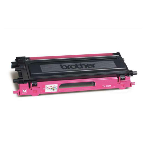 Brother tn135m toner magenta