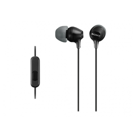 Sony mdr-ex15apb ecouteurs intra-auriculaires avec fonction casque - noir