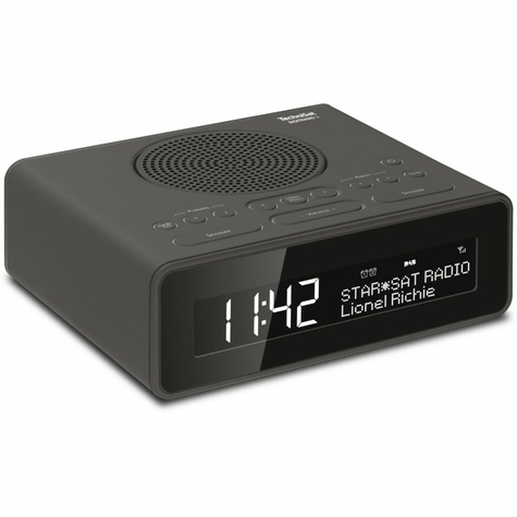 Technisat digitradio 51, anthracite, radio-réveil fm/dab