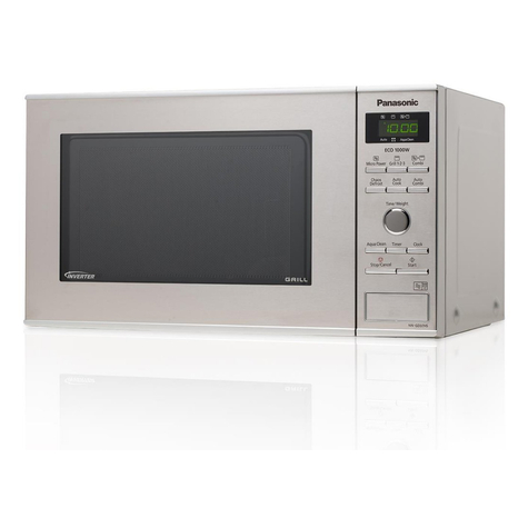 Panasonic nn-gd37hsgtg four à micro-ondes à inverseur avec gril à quartz acier inoxydable