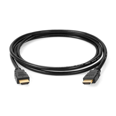 Reekin hdmi câble 1,0 mètre full hd (high speed with ethernet)