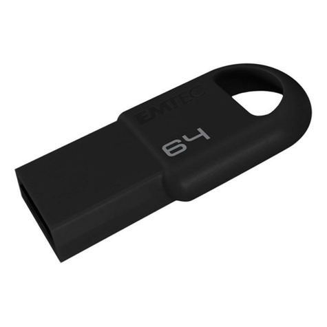 Clé usb 64go emtec d250 mini (noir)