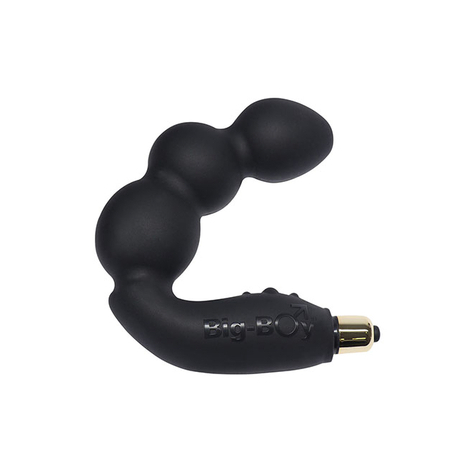 Vibromasseur silicone plug anal gode anal : big boy noir