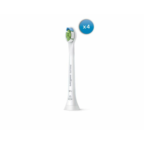 Philips sonicare hx6074/27 blanc optimal (pack de 4) blanc