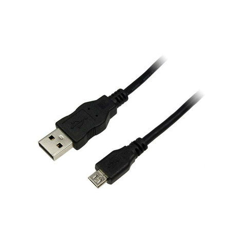 Câble logilink micro usb 3.00 m noir, dans un sachet