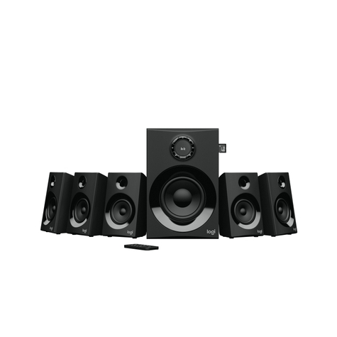 Logitech Logitech Z607 5.1 Surround Sound W/Bt Black Plugc - Eu 980-001316