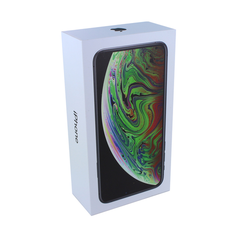 Apple iphone xs max original verpackung original zubehör box ohne gerät