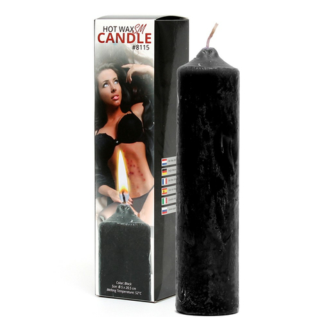 Rimba bdsm candle, black