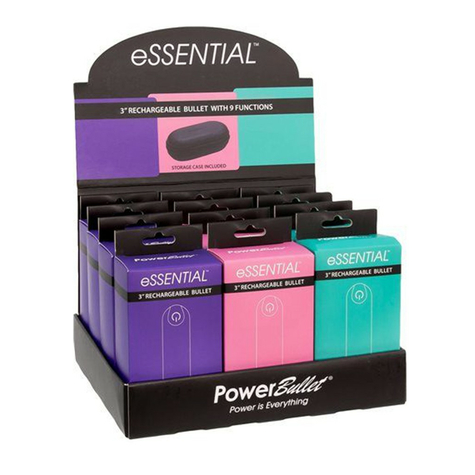 Power bullet essential display 12 pcs