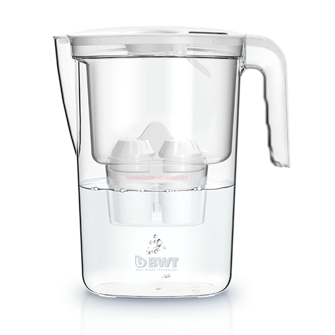 Bwt vida - filtre à eau pour carafe - blanc - 2,6 l - 1,4 l - 113 mm - 252 mm