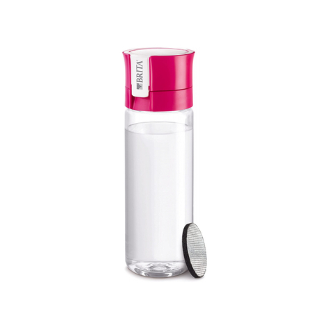 Brita fill&go vital - 600 ml - utilisation quotidienne - randonnée - rose - transparent - adultes