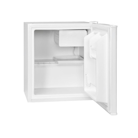 Bomann kb 389 - autonome - blanc - droite - r600a - 42 l - n-t