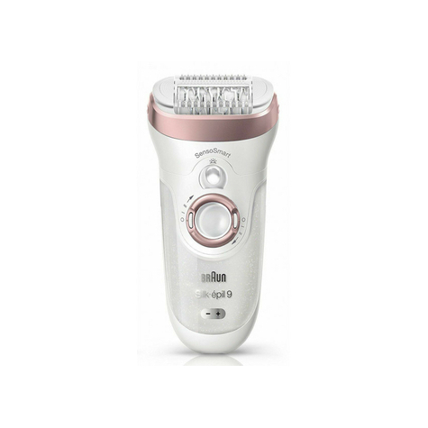 Braun silk-épil 9 9/980 sensosmart - or rose - blanc - 40 pince(s) - intégré - 2 h - 50 min