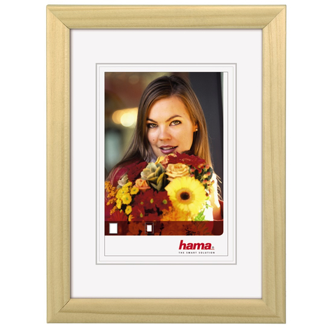 Hama bella - verre - bois - transparent - cadre pour une seule photo - 20 x 28 cm - réfléchissant - 300 mm