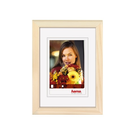 Hama bella - 13 x 18 - bois - blanc - cadre pour une seule photo - 9 x 13 cm - 130 mm - 13 mm