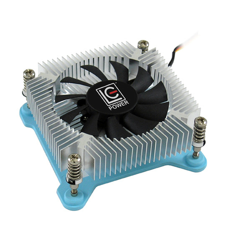 Lc power lc-cc-65 - processeur - refroidisseur - 6,5 cm - lga 1150 (emplacement h3) - lga 1151 (emplacement h4) - lga 1155 (socket h2) - lga 1156 (socket h) - 1500 tr/min - 3500 tr/min