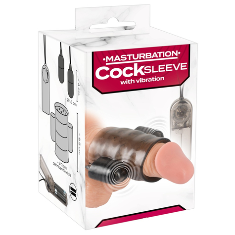 Cock sleeve with vibration