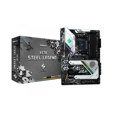 Asrock x570 steel legend - amd - emplacement am4 - amd ryzen - ddr4-sdram - dimm - 2133,2400,2667,2933,3200,3466,3600,4133,4200,4266,4300,4400 mhz