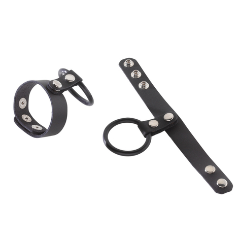 Spartacus staminator leather dual ring