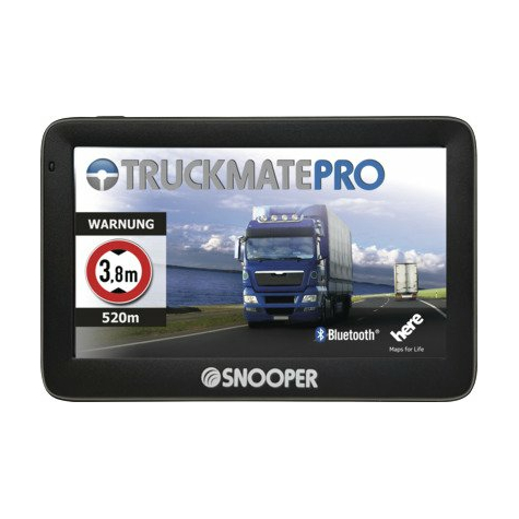 Système de navigation pour camion snooper truckmate pro s5100