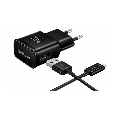 Samsung ep ta200 + câble type c ep dr140awe chargeur usb 2amp noir