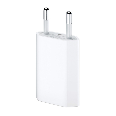 Chargeur / adaptateur secteur usb apple md813zm/a wei extrait d'une boîte d'origine d'iphone