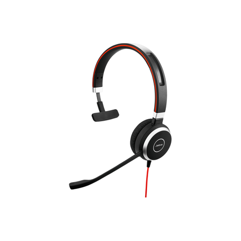 Jabra Evolve 40 Headset Mono 3.5 Mm/Usb-C Ms