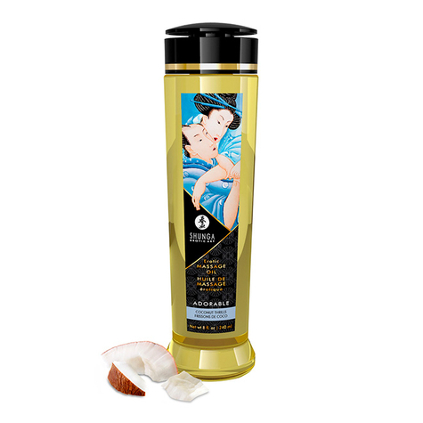 Shunga Massage Oil Adorable (Coconut Thrills) 240ml