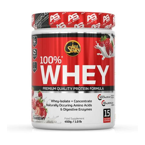 All stars 100% whey protein, 450 g dose