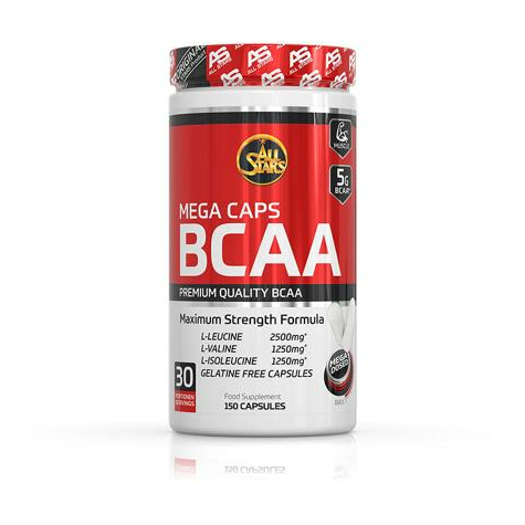 All stars bcaa mega caps, 150 kapseln dose