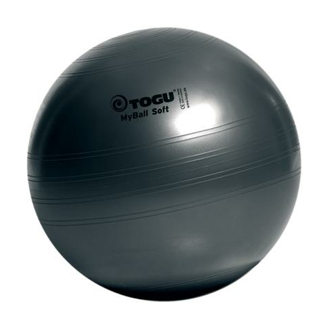 Togu myball soft, 75 cm, perl-weirubinrot/anthrazit