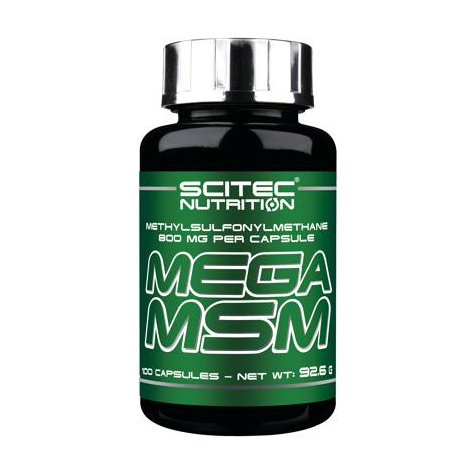 Scitec nutrition mega msm, 100 kapseln dose