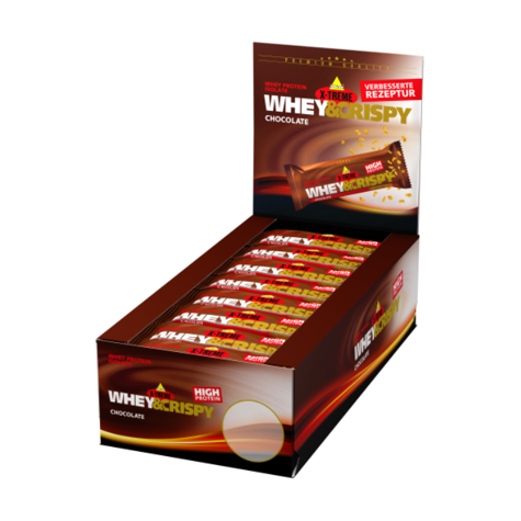 Inkospor x-treme whey & crispy, 24 x 50 g riegel