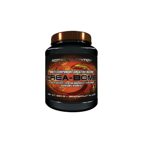 Scitec nutrition crea-bomb, 650 g / 660 g dose