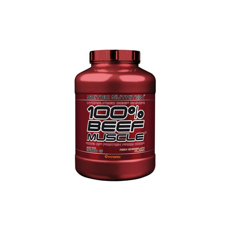 Scitec nutrition 100 % beef muscle, 3180 g dose, schokolade