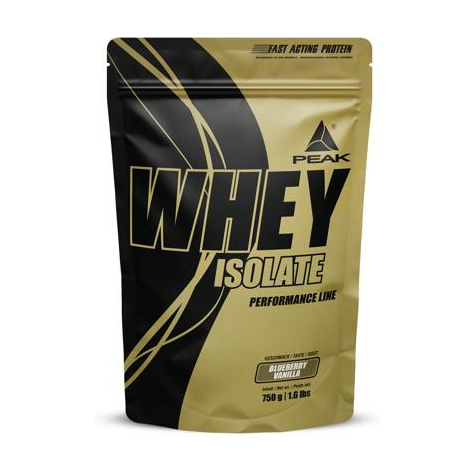 Peak performance whey protein isolat, 750 g beutel