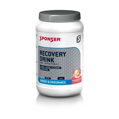 Sponser recovery drink, 1200 g dose, erdbeer-banane