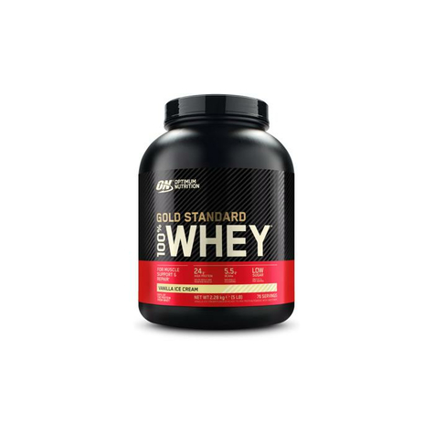 Optimum nutrition 100 % whey gold standard, 5 lb dose