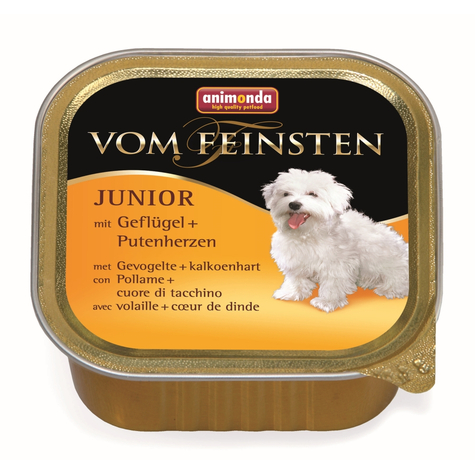 Chien animonda à son meilleur, dinde cannelée junior vf 150g