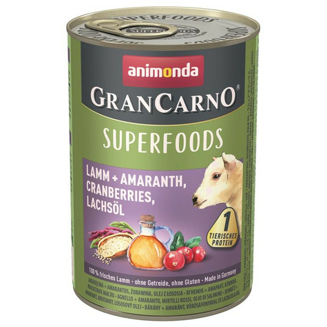 Animonda chien grancarno, grancarno superf. Agneau 400gd