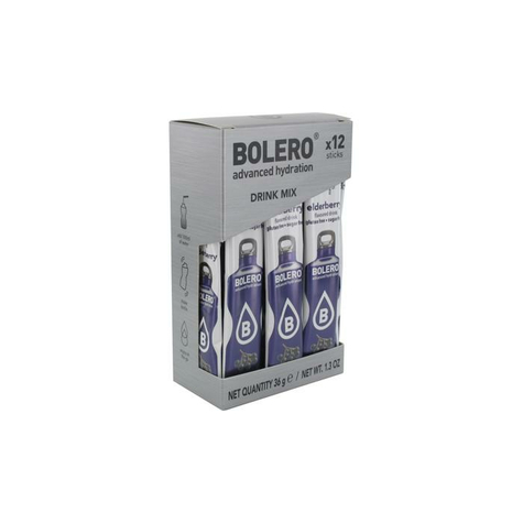 Bolero drink sticks getrkepulver, 12 x 3 g sachets