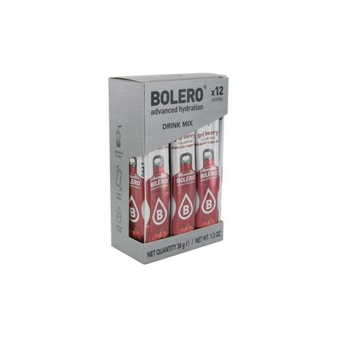 Bolero drink sticks getrkepulver, 12 x 3 g sachets